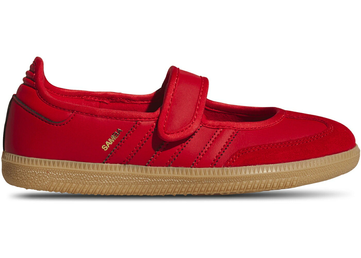 アディダス サンバ 赤 赤いこと ゴールド 御坊っちゃん キッズ ADIDAS SAMBA JANE RED GUM (GS) / RED GOLD もの言う花 マタニティ スニーカー