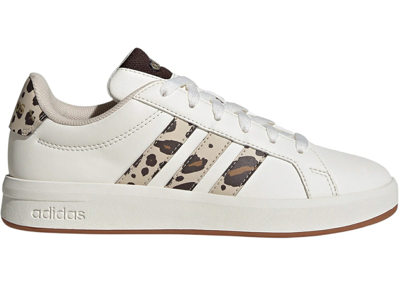 アディダス 地びた 厚地の外套 白いこと 白いこと 中核グループ 3.0 御坊っちゃん キッズ ADIDAS GRAND COURT WHITE AURORA COFFEE CHEETAH (GS) / CORE WHITE CRYSTAL LINEN AURORA もの言う花 マタニティ スニーカー