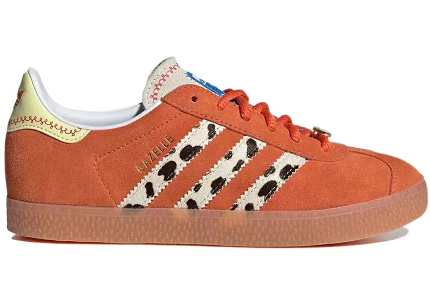 アディダス ガゼル 橙 オレンジ色 白いこと 白いこと お坊っちゃん キッズ ADIDAS GAZELLE TOY STORY JESSIE (GS) / ORANGE CLOUD WHITE GUM 2 もの言う花 マタニティ スニーカー