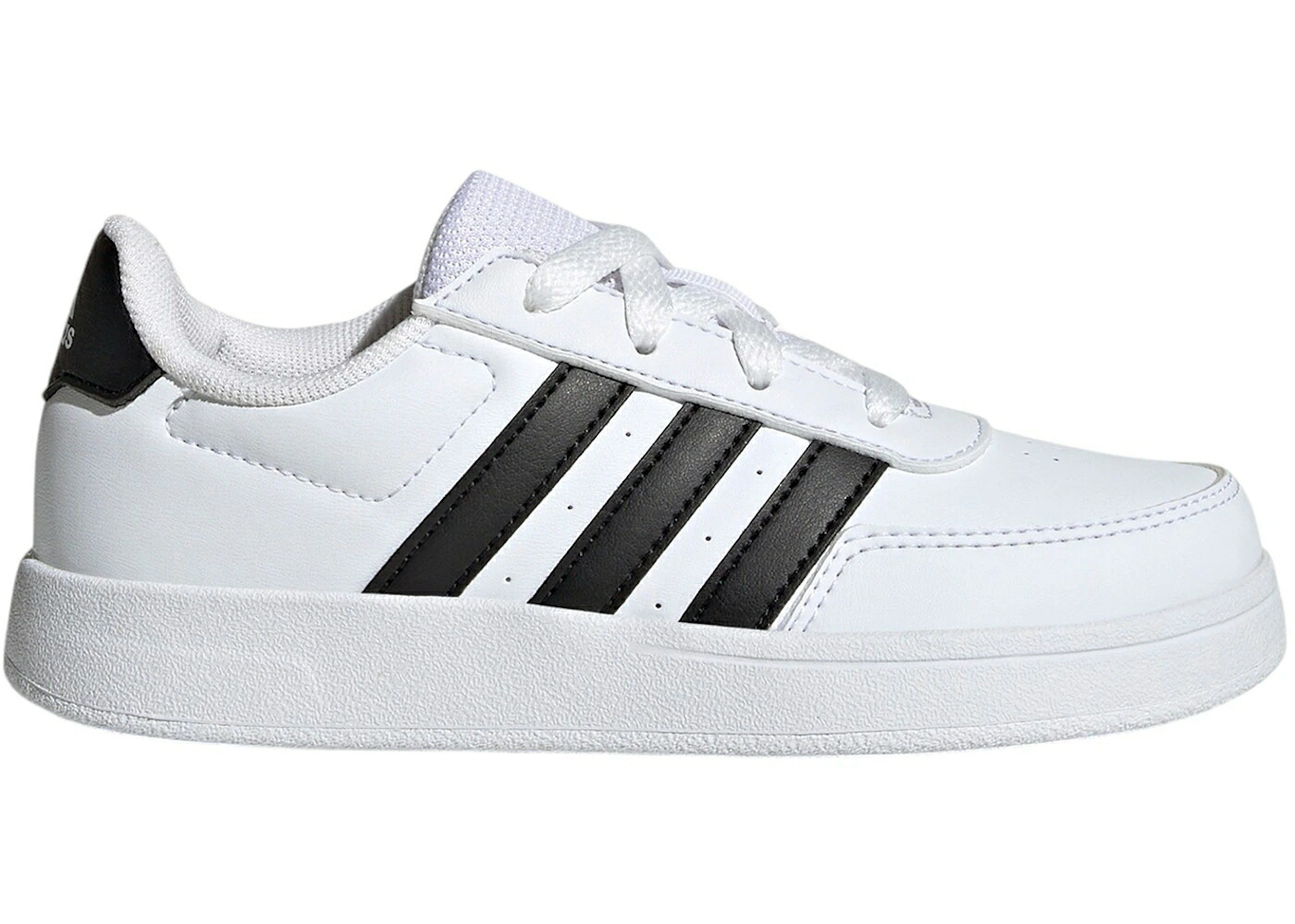 アディダス ライフスタイル コート 白色 ホワイト コア 黒色 ブラック ジュニア キッズ ADIDAS BREAKNET LIFESTYLE COURT CLOUD WHITE CORE BLACK (GS) / CLOUD WHITE CORE BLACK CORE ベビー マタニティ スニーカ