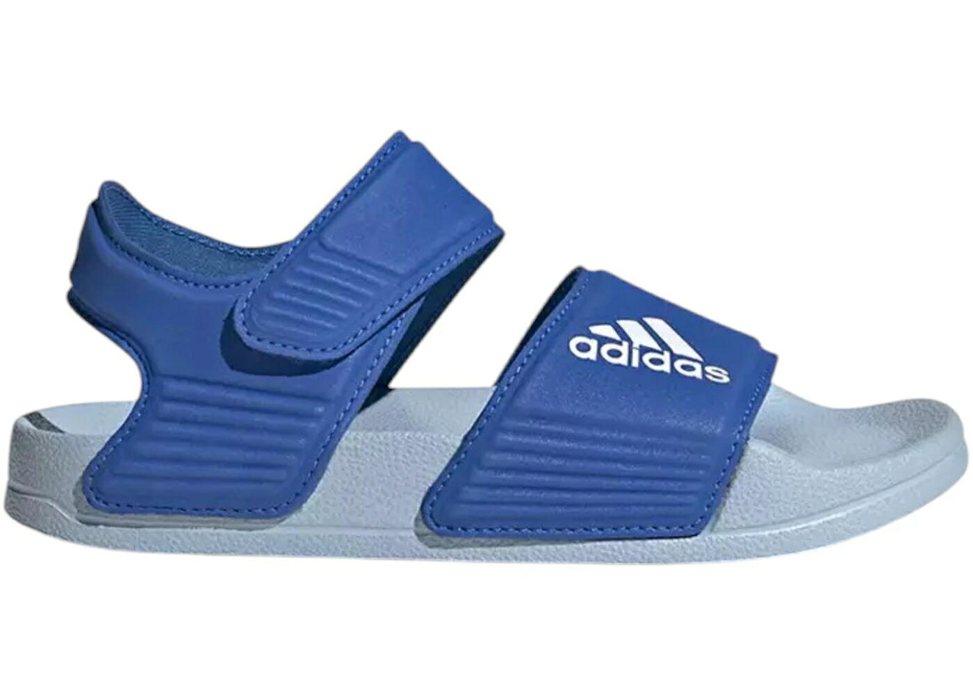 アディダス アディレッタ サンダル 白色 ホワイト スカイ ジュニア キッズ ADIDAS ADILETTE SANDALS BRIGHT ROYAL CLOUD WHITE CLEAR SKY (GS) / BRIGHT ROYAL CLOUD WHITE CLEAR ベビー マタニティ スニーカー