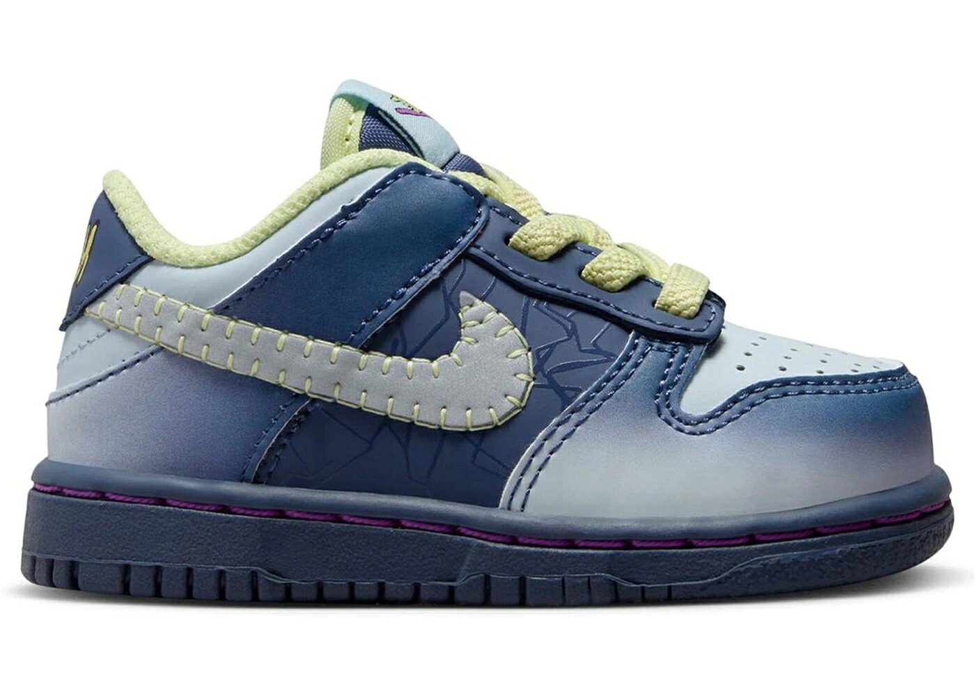 ナイキ ダンク 青味 青味 ダンクロー 御坊っちゃん キッズ NIKE DUNK LOW HALLOWEEN I AM FEARLESS (TD) / DIFFUSED BLUE BLUE TINT LUMINOUS