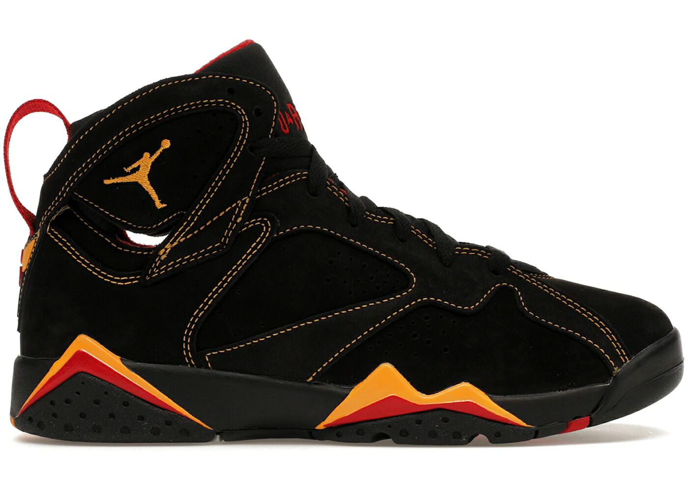 ナイキ ジョーダン 黒色 ブラック 赤 レッド ジュニア キッズ JORDAN 7 RETRO CITRUS (2022) (GS) / BLACK CITRUS VARSITY RED ベビー マタニティ スニーカー