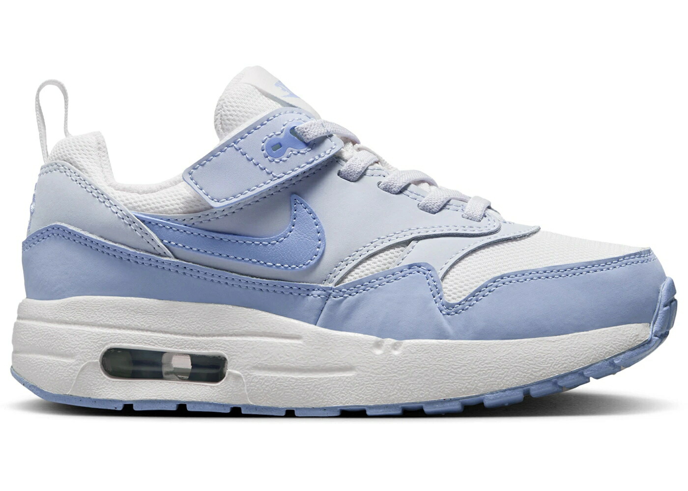 ナイキ マックス 青味 青み エア湖マックス 御坊っちゃん キッズ NIKE AIR MAX 1 EASYON SAIL BLUE TINT PSYCHIC (なおなお書き) / SAIL BLUE TINT PSYCHIC BLUE もの言う花 マタニティ スニーカー
