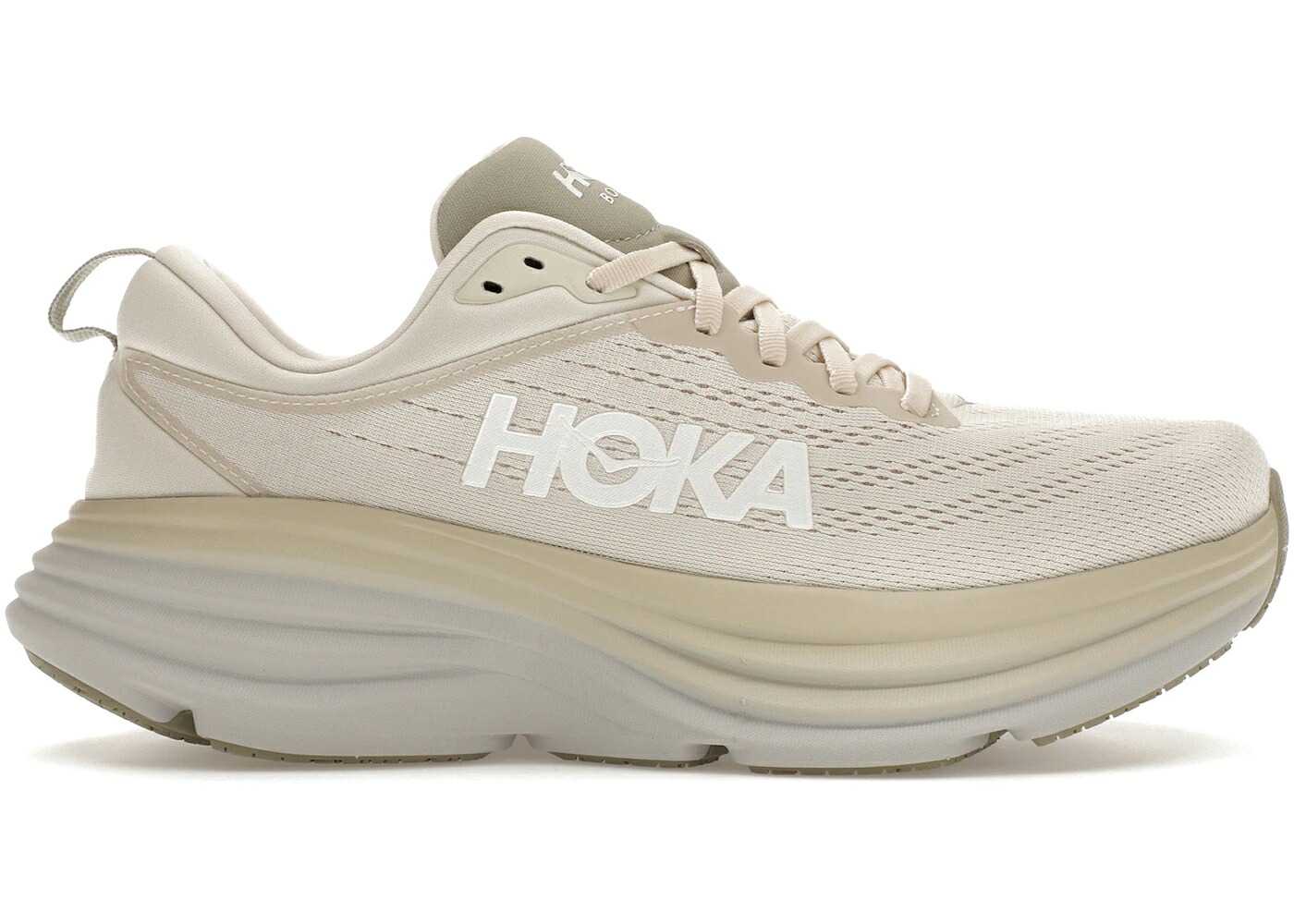 ホカオネオネ スニーカー メンズ HOKA ONE ONE HOKA ONE BONDI 8 OAT MILK BARLEY / OAT MILK BARLEY｜スニケス