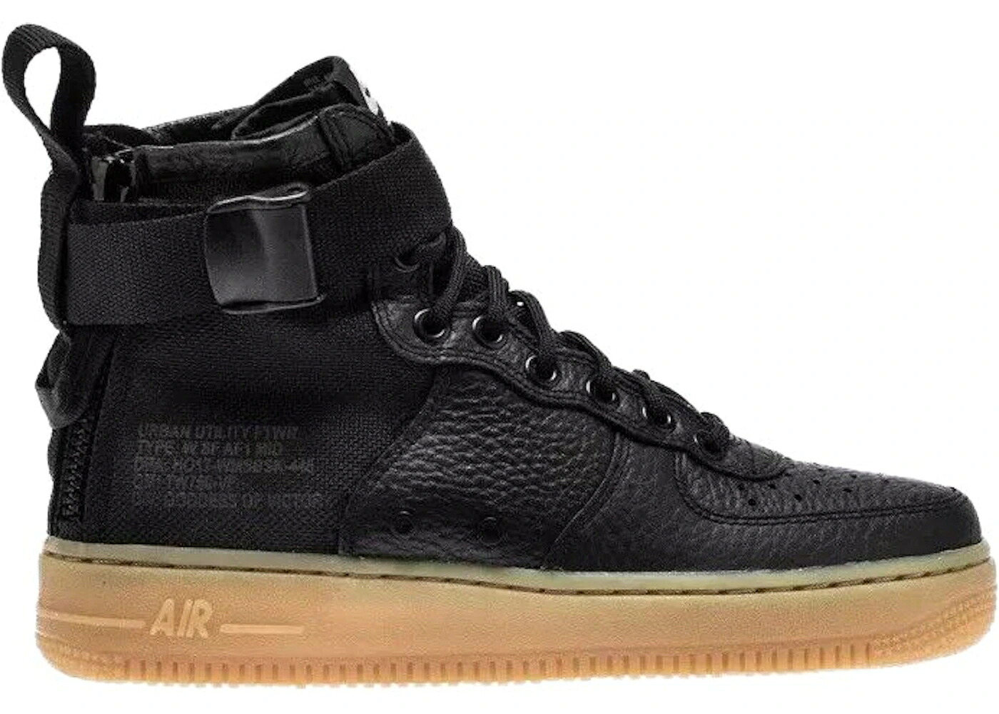 ナイキ ミッド 黒いこと 黒いこと 赤銅色 赤銅色 空軍 WOMEN\u0027S スニーカー レディース NIKE 空想科学小説 AIR FORCE 1 MID BLACK GUM (WOMEN\u0027S) / BLACK BLACK GUM LIGHT BROWN