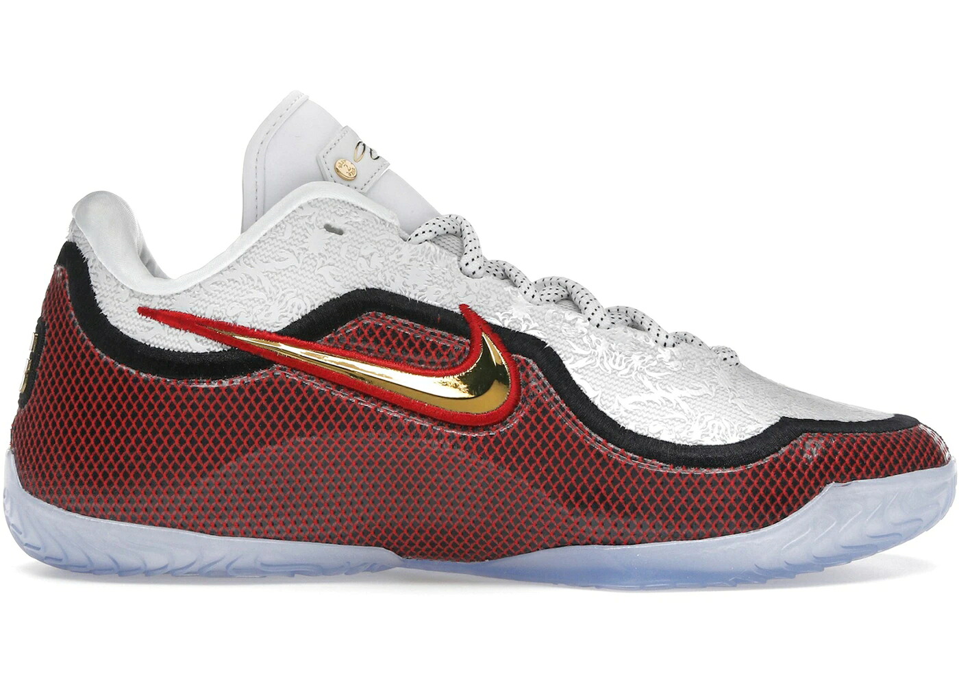 ナイキ レブロン 地びた 白いこと 白いこと ゴールド スニーカー メンズ NIKE LEBRON 23 GRAND OPENING (TRANSLUCENT OUTSOLE) / WHITE METALLIC GOLD UNIVERSITY