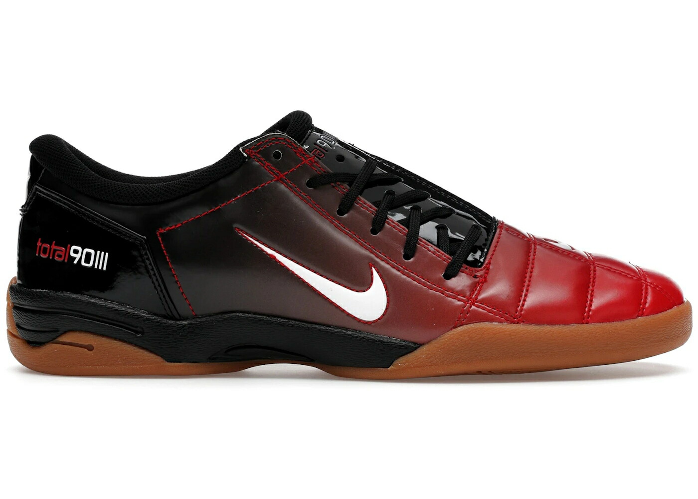 ナイキ 黒色 ブラック 赤 レッド スニーカー メンズ NIKE TOTAL 90 3 BRED / BLACK UNIVERSITY RED GUM MEDIUM
