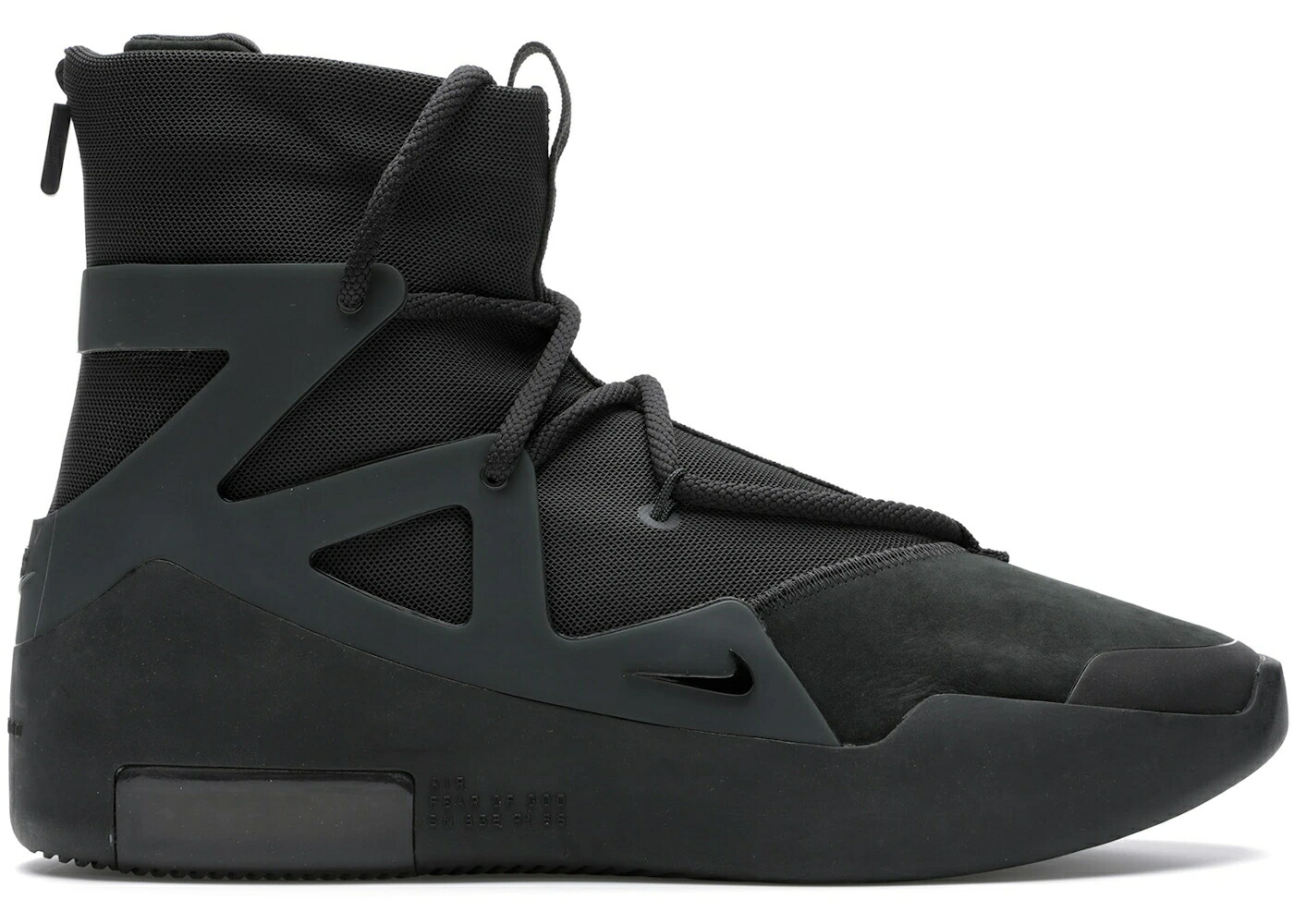 ナイキ 黒いこと 黒いこと フィアーオブゴッド スニーカー メンズ NIKE AIR FEAR OF GOD 1 TRIPLE BLACK / BLACK BLACK メンズ靴-靴-スニーカー