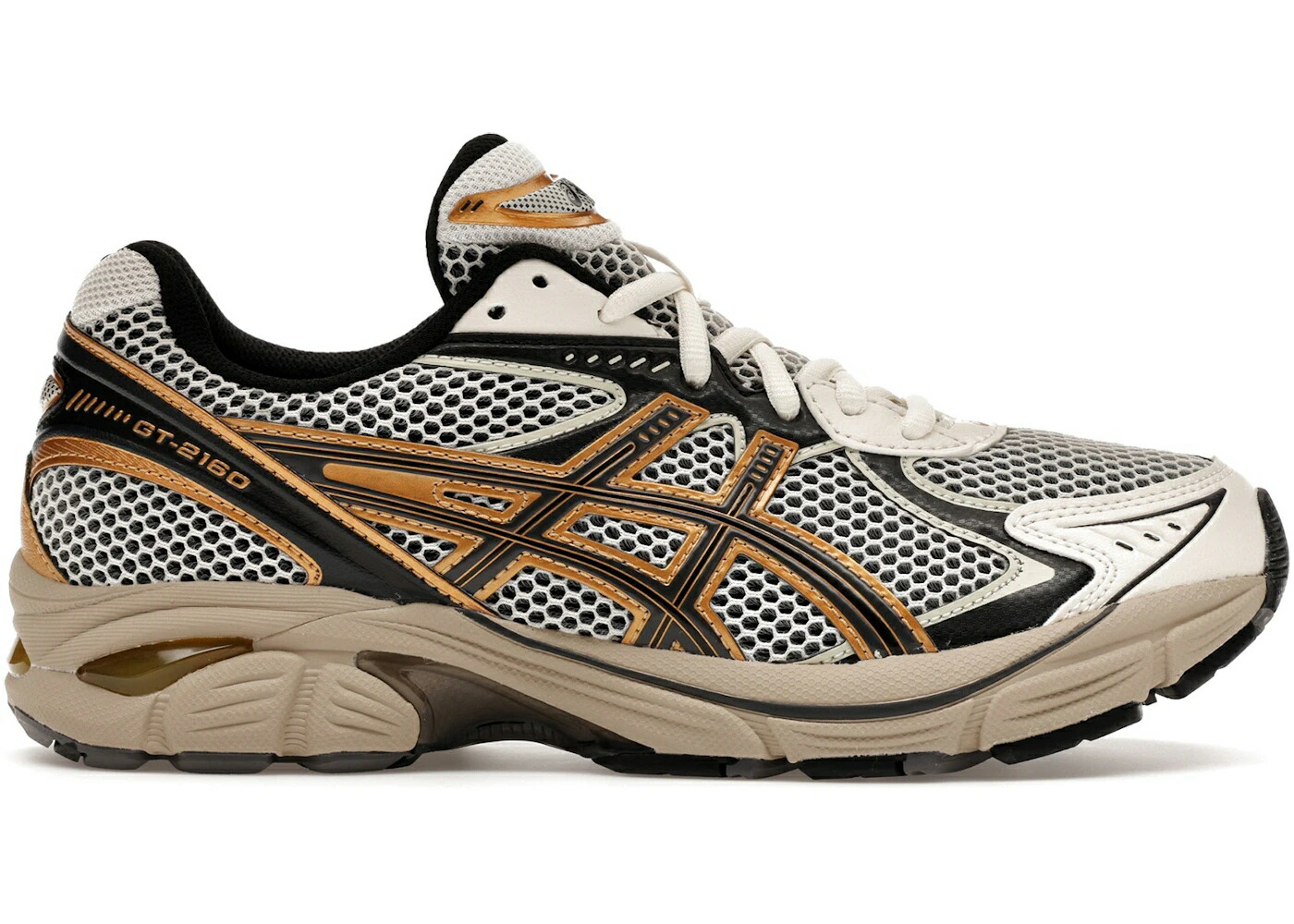 アシックス クリーム ピュア ゴールド スニーカー メンズ ASICS GT-2160 CREAM PURE GOLD / CREAM PURE GOLD