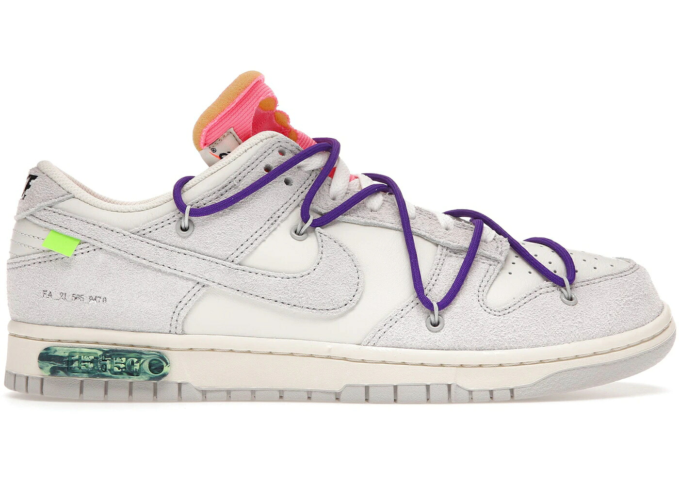 ナイキ ダンク オフホワイト 灰色 グレー ダンクロー スニーカー メンズ NIKE DUNK LOW OFF-WHITE LOT 15 / SAIL NEUTRAL GREY|スニケス