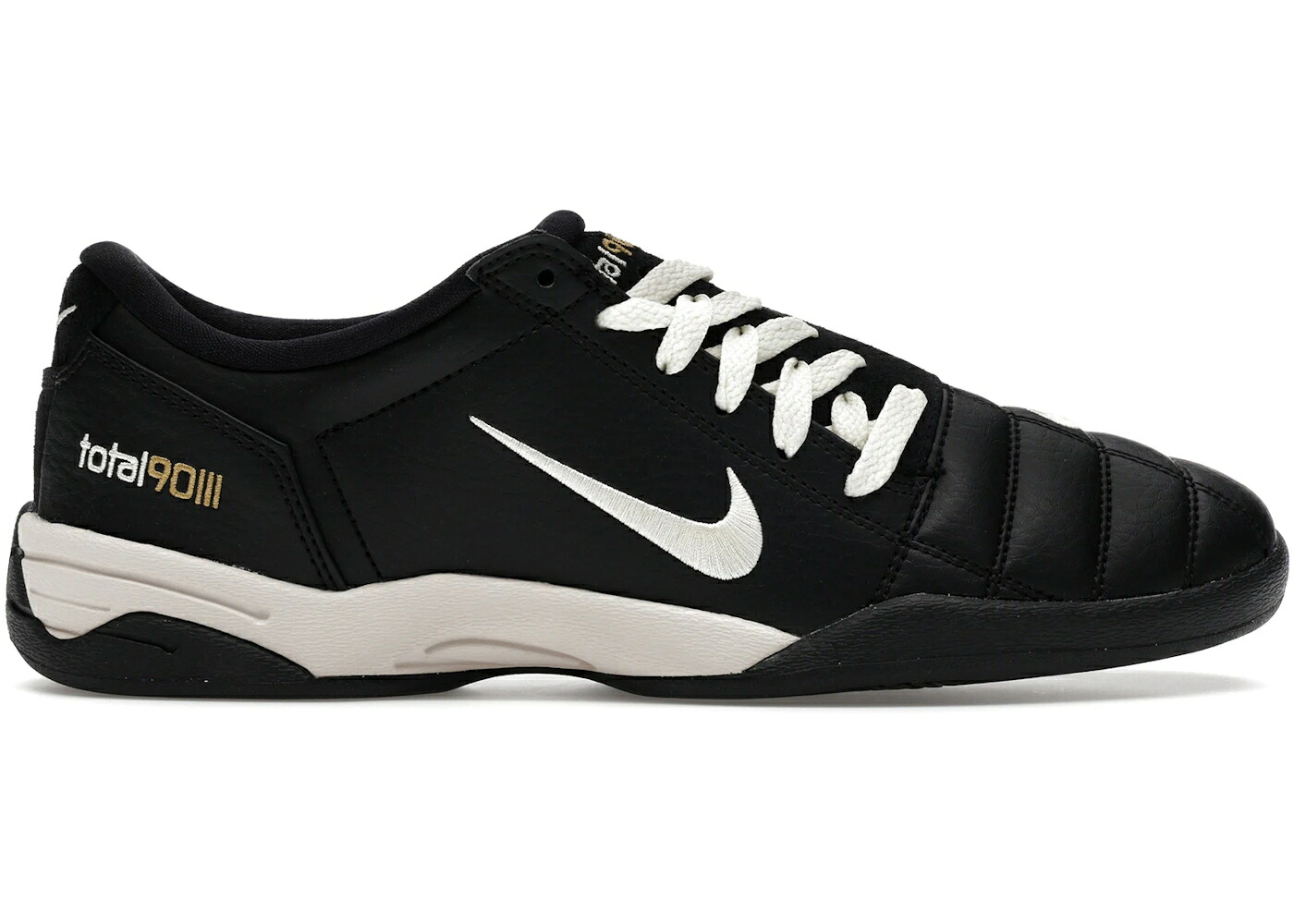 ナイキ 黒いこと 黒いこと ゴールド スニーカー メンズ NIKE TOTAL 90 3 BLACK COCONUT MILK / BLACK METALLIC GOLD LIGHT