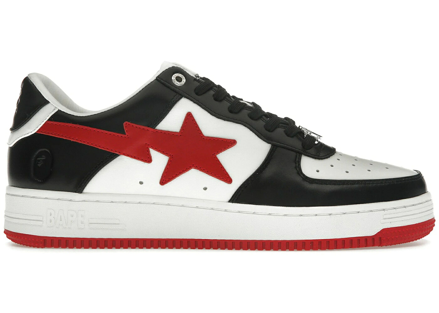 ベイプ 白いこと 白いこと 黒いこと 黒いこと 赤 赤いこと #3 スニーカー メンズ BAPE A BATHING APE STA M2 WHITE BLACK RED / WHITE BLACK RED