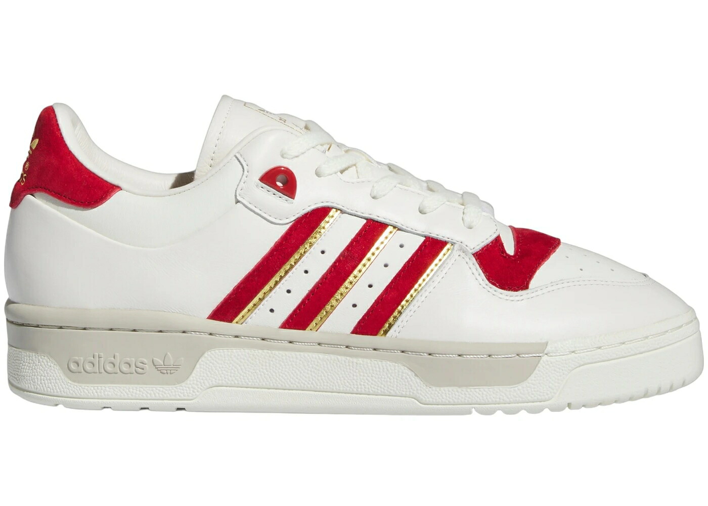 アディダス 白いこと 白いこと 野球クラブ 力強さ 赤 赤いこと 象牙色 スニーカー メンズ ADIDAS RIVALRY 86 LOW CLOUD WHITE TEAM POWER RED IVORY / CLOUD WHITE TEAM POWER RED 2