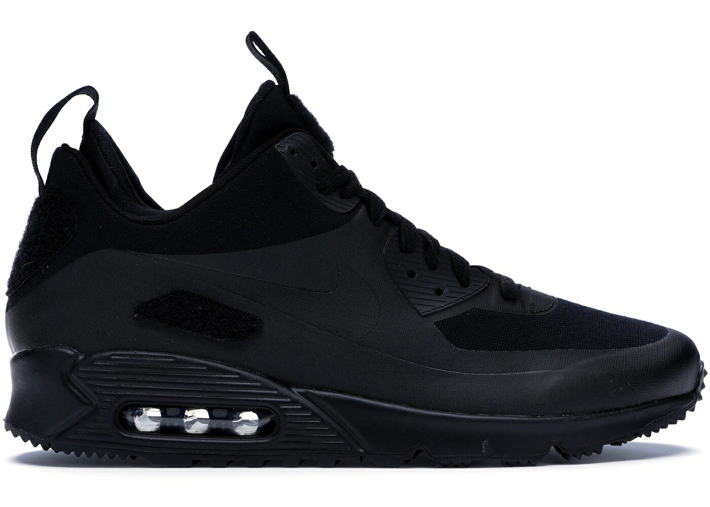 ナイキ マックス 黒いこと 黒いこと エア湖マックス スニーカー メンズ NIKE AIR MAX 90 SNEAKERBOOT PATCH BLACK / BLACK BLACK メンズ靴-靴-スニーカー