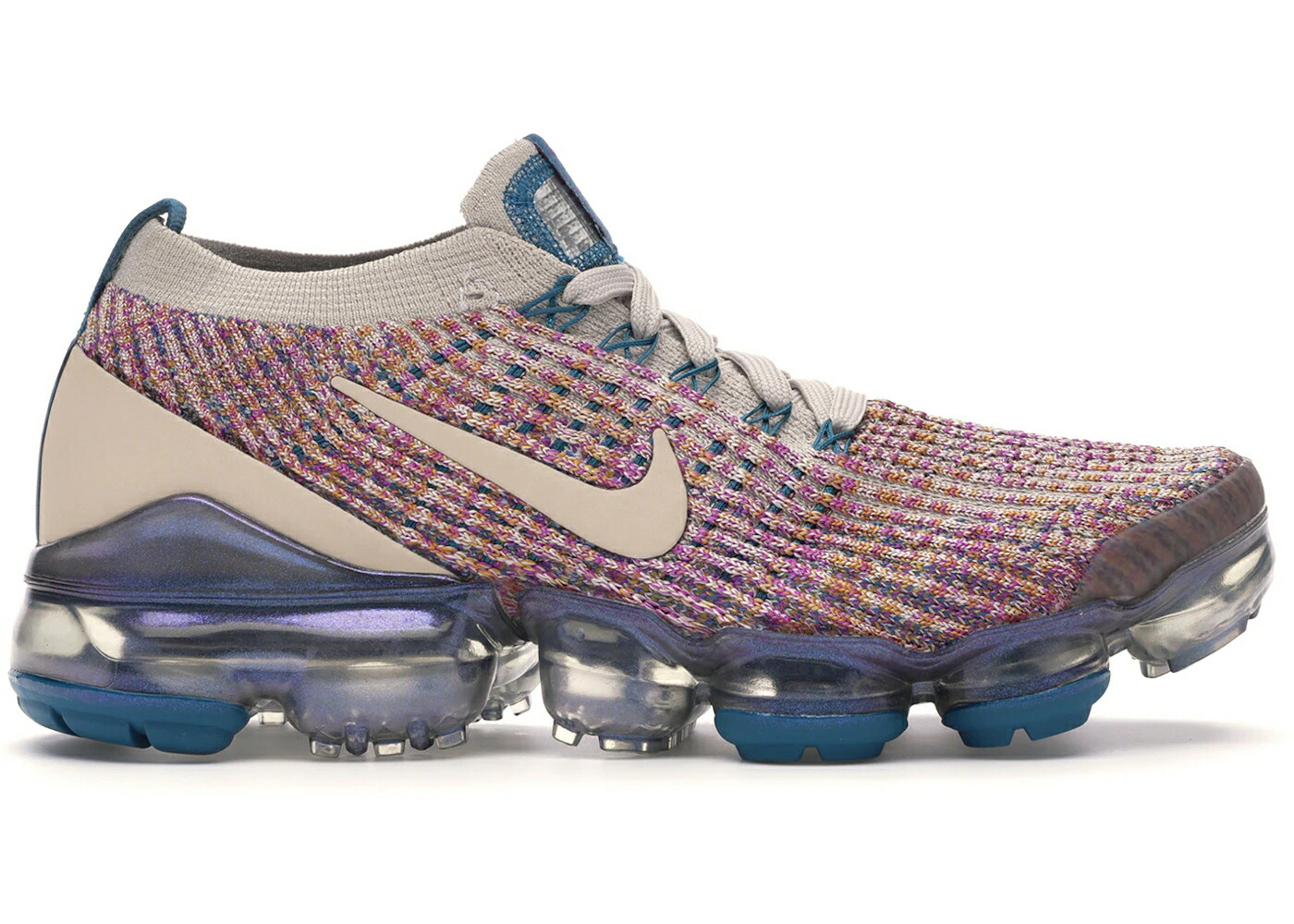 ナイキ フライニット 砂色 サンド 紫 パープル 緑 グリーン エアヴェイパーマックス WOMEN スニーカー レディース NIKE AIR VAPORMAX FLYKNIT 3 DESERT SAND VIVID PURPLE (WOMEN) / DESERT SAND VIVID PURPLE GREEN