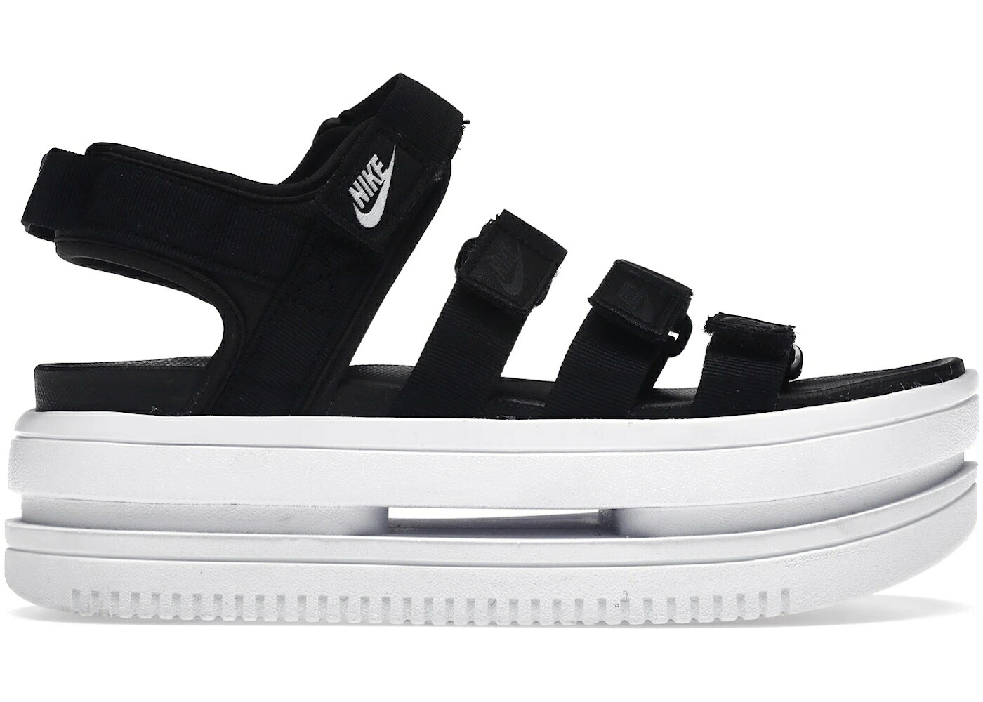 ナイキ 古典派音楽 黒いこと 黒いこと 白いこと 白いこと WOMEN\u0027S スニーカー レディース NIKE ICONIC CLASSIC SANDAL BLACK WHITE (WOMEN\u0027S) / BLACK WHITE WHITE