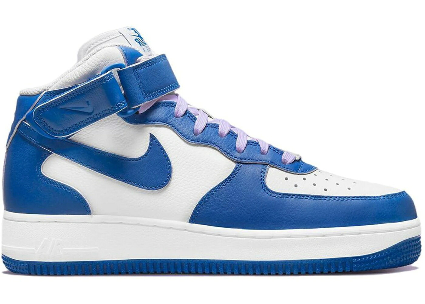 ナイキ ミッド 青み 青色 白いこと 白いこと 空軍 WOMEN\u0027S スニーカー レディース NIKE AIR FORCE 1 MID MILITARY BLUE DOLL (WOMEN\u0027S) / WHITE MILITARY BLUE SAIL DOLL