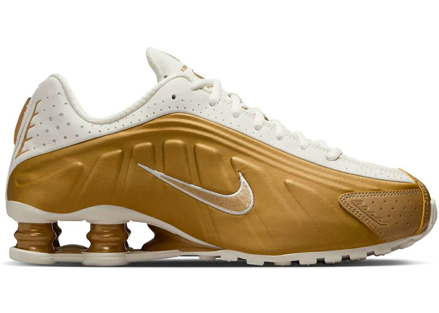 ナイキ ショックス ゴールド パール WOMEN\u0027S スニーカー レディース NIKE SHOX R4 METALLIC GOLD (WOMEN\u0027S) / SOFT PEARL METALLIC GOLD