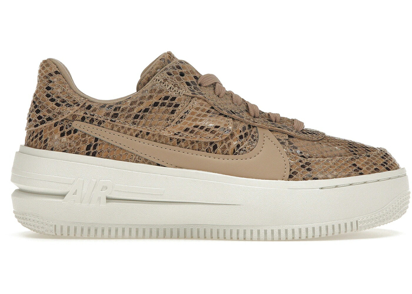 ナイキ 赤銅色 赤銅色 空軍 PLT.AF.ORM WOMEN\u0027S スニーカー レディース NIKE AIR FORCE 1 BROWN SNAKESKIN PRINT (WOMEN\u0027S) / BROWN HEPM SAIL