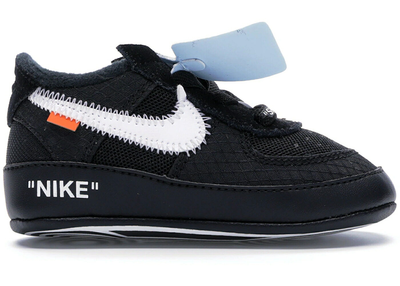 ナイキ オフホワイト 黒色 ブラック 白色 ホワイト エアフォース ジュニア キッズ NIKE AIR FORCE 1 LOW OFF-WHITE BLACK WHITE (I) / BLACK WHITE CONE BLACK ベビー マタニティ スニーカー
