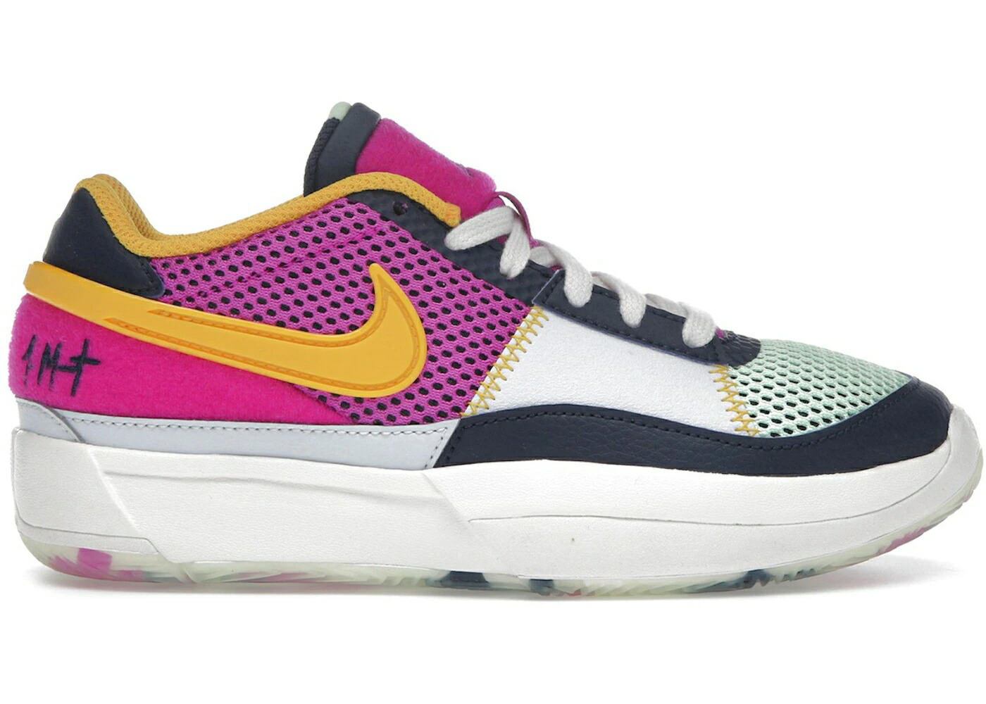ナイキ ゴールド ジュニア キッズ NIKE JA 1 SE WELCOME TO CAMP (GS) / OBSIDIAN UNIVERSITY GOLD VAPOR ベビー マタニティ スニーカー