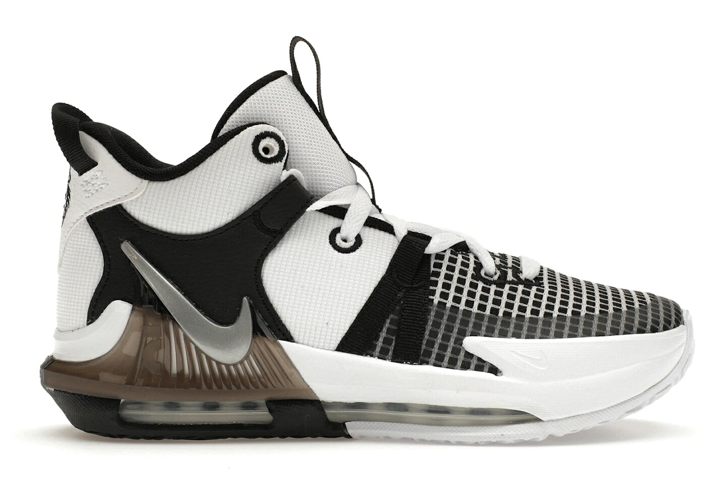ナイキ レブロン 白いこと 白いこと 黒いこと 黒いこと ウィットネス 御坊っちゃん キッズ NIKE LEBRON WITNESS 7 WHITE BLACK (GS) / WHITE BLACK BLACK METALLIC もの言う花 マタニティ スニーカー キッズファッション-キッズ・ベビー・マタニティ-靴