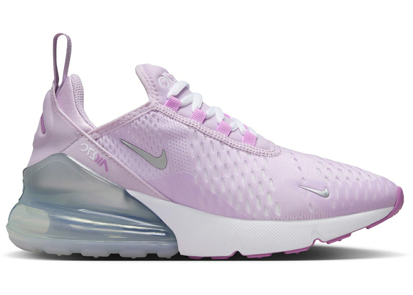 ナイキ マックス ラッシュ 白色 ホワイト 銀色 シルバー エアマックス ジュニア キッズ NIKE AIR MAX 270 DOLL RUSH FUCHSIA WHITE METALLIC SILVER (GS) / DOLL RUSH FUCHSIA WHITE METALLIC ベビー マタニティ スニ