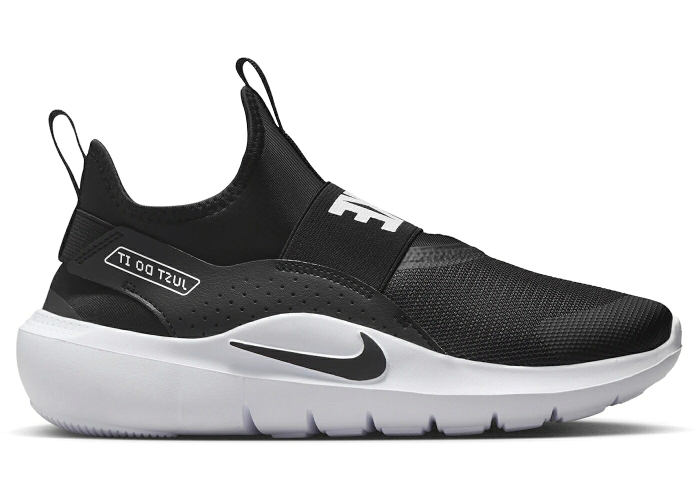 ナイキ 黒色 ブラック 白色 ホワイト ジュニア キッズ NIKE FLEX RUNNER 4 BLACK WHITE (GS) / BLACK WHITE WHITE BLACK ベビー マタニティ スニーカー