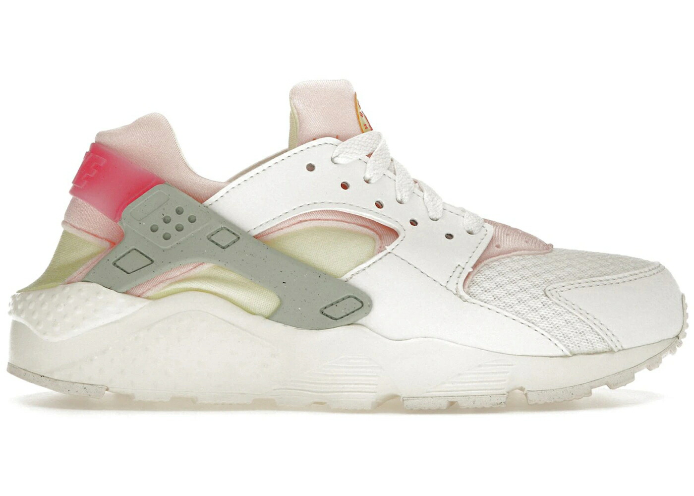 ナイキ ハラチ ラン 白色 ホワイト ハラチラン ジュニア キッズ NIKE AIR HUARACHE RUN ATMOSPHERE CITRON TINT (GS) / SUMMIT WHITE ATMOSPHERE CITRON ベビー マタニティ スニーカー