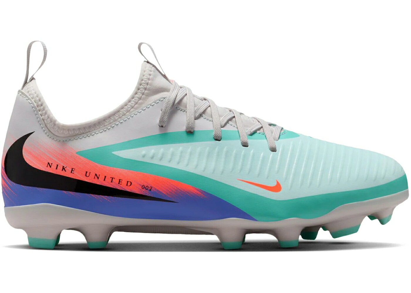 ナイキ アカデミー ユナイテッド 橙 オレンジ 002個入 ジュニア キッズ NIKE PHANTOM 6 LOW ACADEMY FG/MG UNITED 002 PACK (GS) / PISTACHIO FROST HYPER ORANGE ベビー マタニティ スニーカー