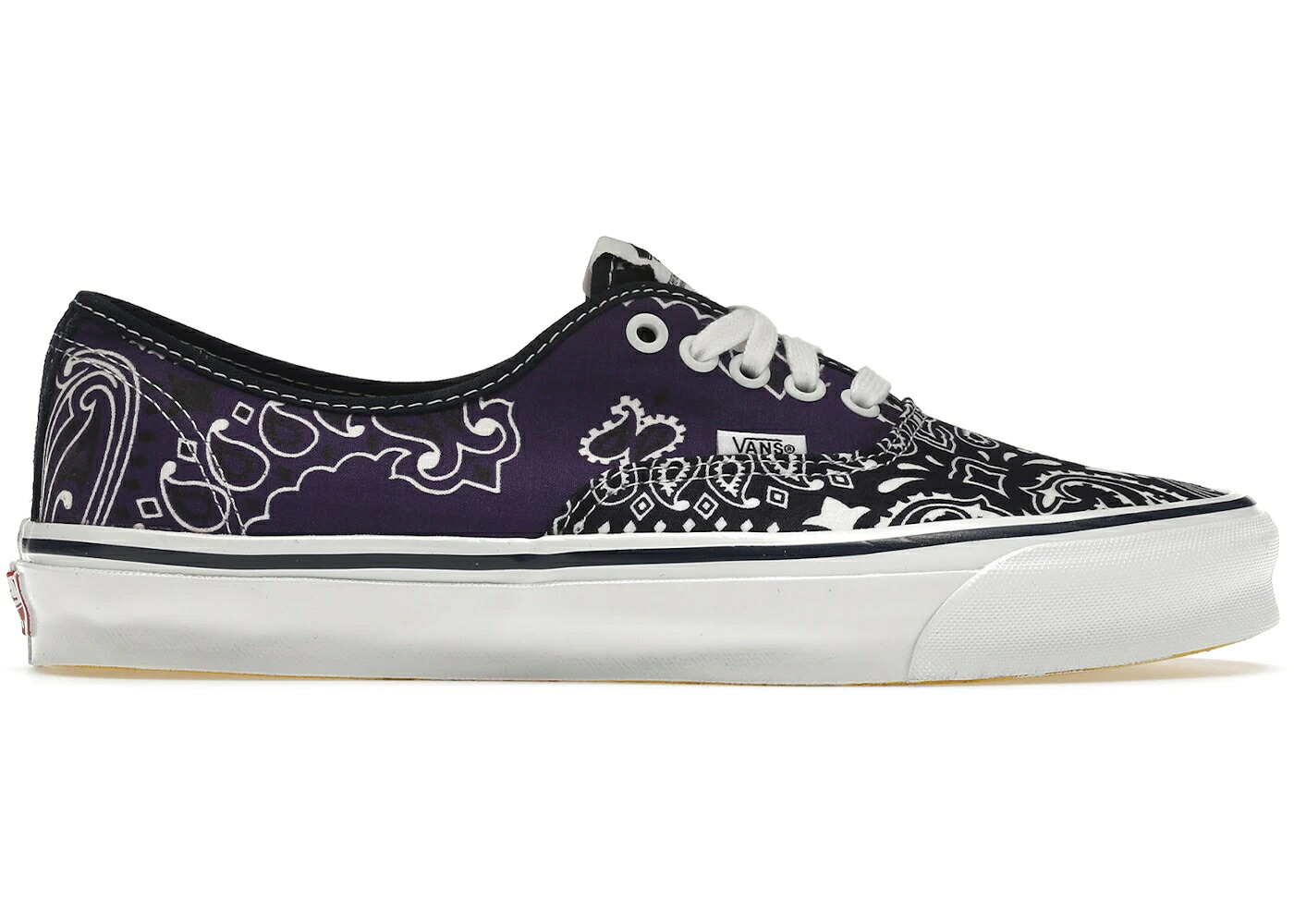 ヴァンズ バンズ オーセンティック 紫 パープル 青色 ブルー スニーカー メンズ VANS AUTHENTIC BEDWIN AND THE HEARTBREAKERS MULTI PURPLE BANDANA / MULTI COLOR PURPLE BLUE