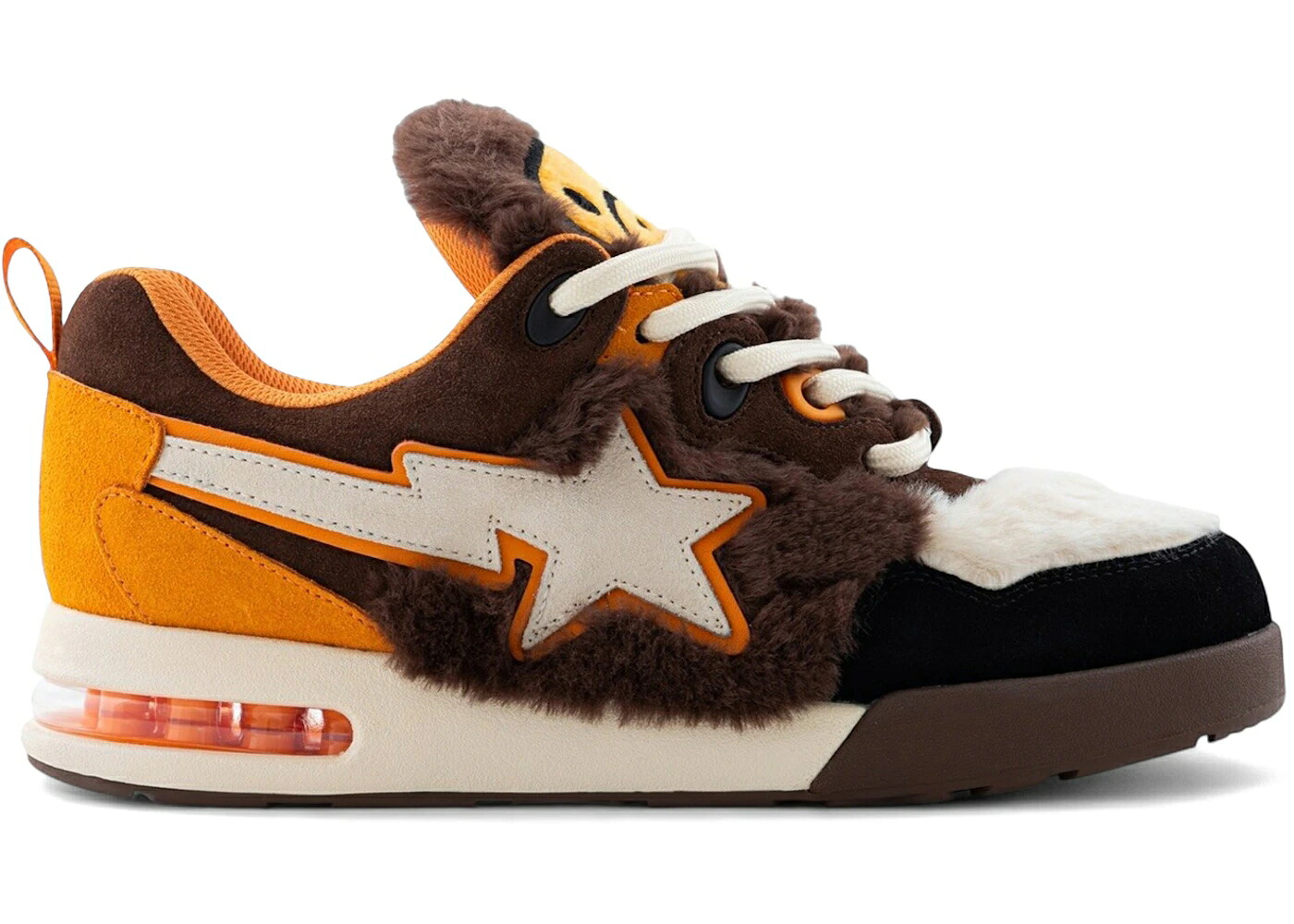 ベイプ 茶色 ブラウン 橙 オレンジ スニーカー メンズ BAPE A BATHING APE FLIP STA BABY MILO BROWN / BROWN ORANGE