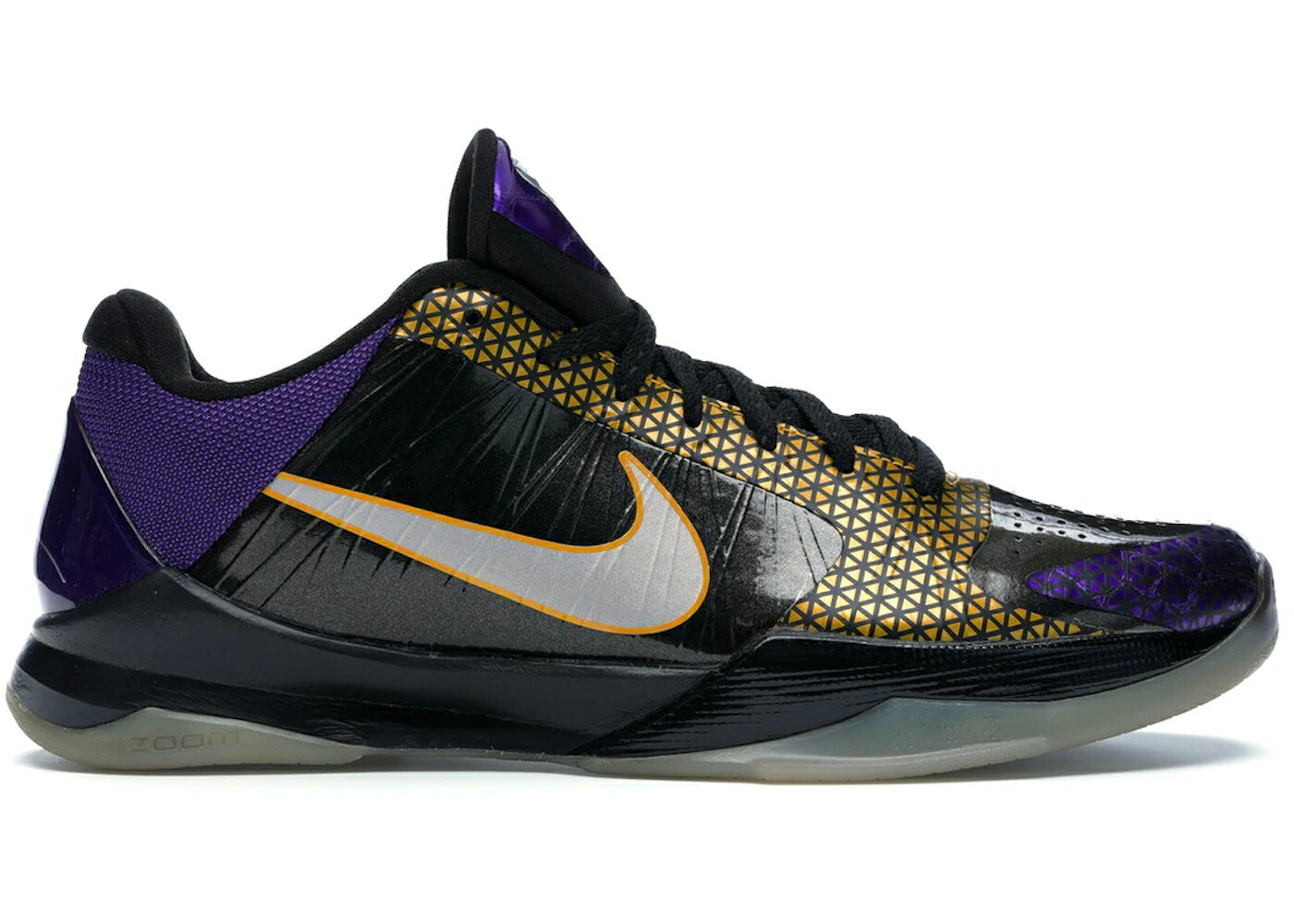 ナイキ コービー 黒いこと 黒いこと スニーカー メンズ NIKE KOBE 5 POP AWAY / BLACK CHROME DEL SOL VARSITY メンズ靴-スニーカー-靴