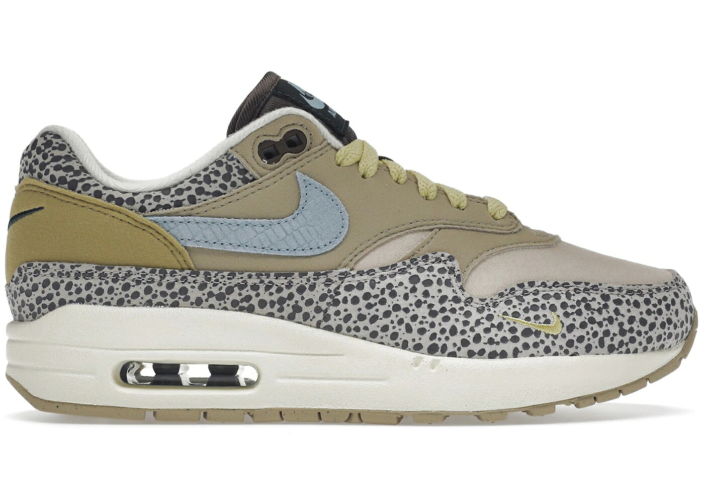 ナイキ マックス サファリ 青味 青み エア湖マックス WOMEN\u0027S スニーカー レディース NIKE AIR MAX 1 SAFARI COBBLESTONE (WOMEN\u0027S) / COBBLESTONE WORN BLUE LIMESTONE