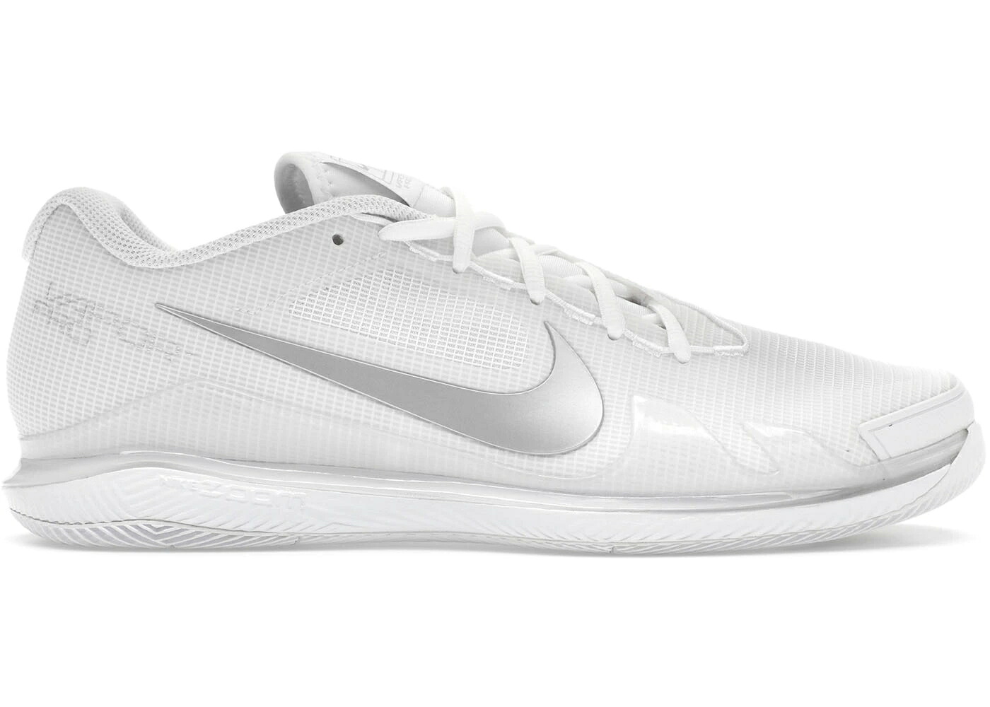 ナイキ コート ズーム プロ 白色 ホワイト 銀色 シルバー WOMEN'S スニーカー レディース NIKE COURT AIR ZOOM VAPOR PRO HC WHITE SILVER (WOMEN'S) / WHITE SILVER｜スニケス