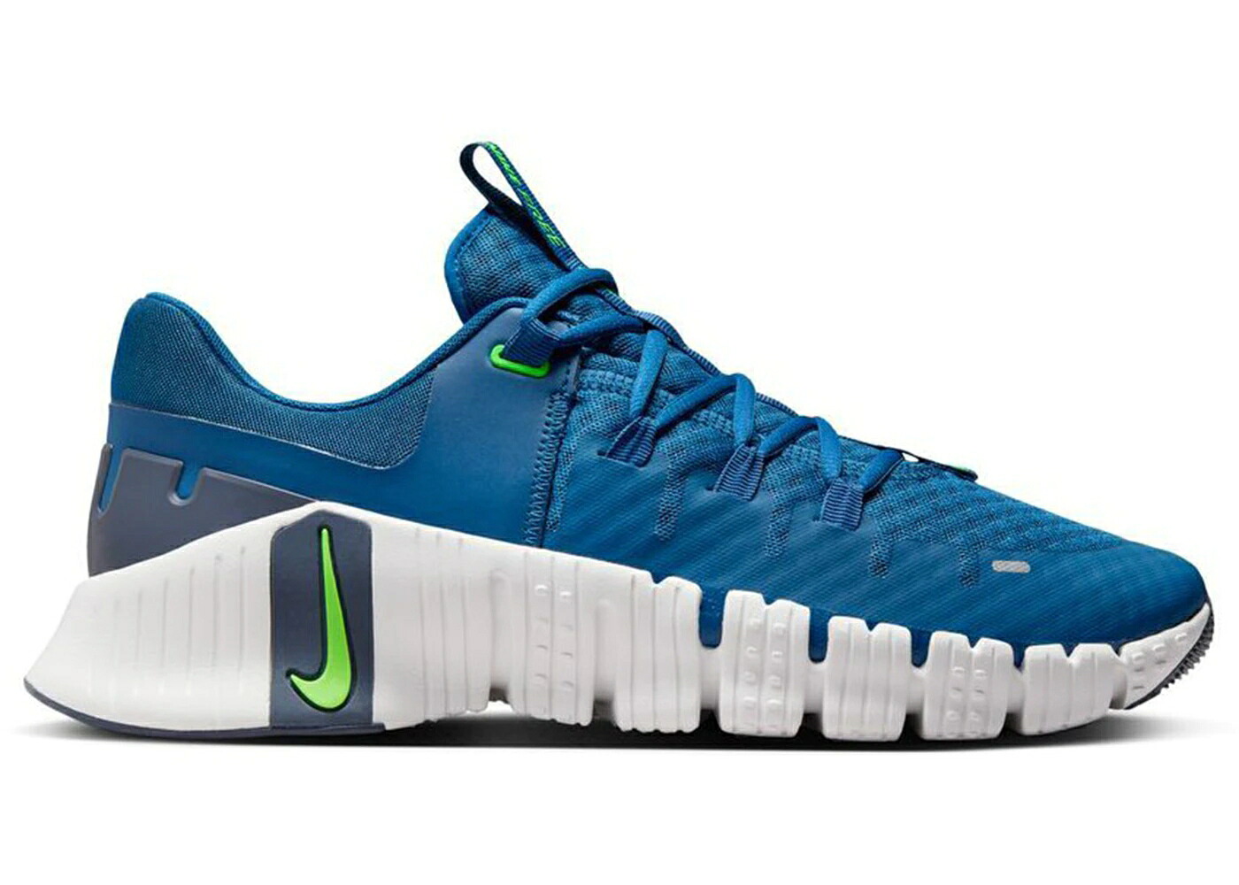 ナイキ フリー コート 青色 ブルー 緑 グリーン ストライク サンダー プラチナム スニーカー メンズ NIKE FREE METCON 5 COURT BLUE GREEN STRIKE / COURT BLUE THUNDER BLUE PLATINUM|スニケス