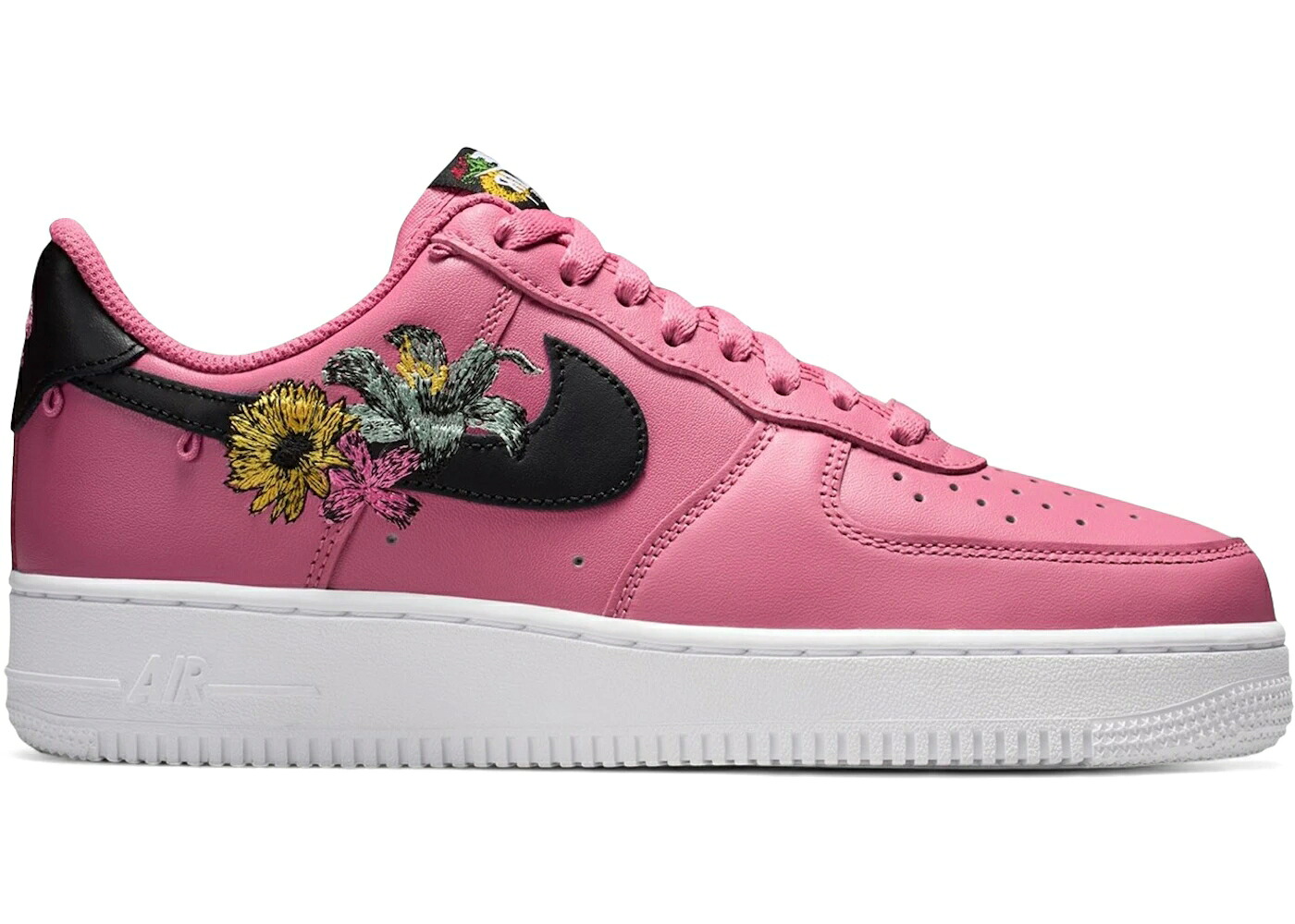 ナイキ プレミアム ゴールド 白色 ホワイト 黒色 ブラック エアフォース WOMEN'S スニーカー レディース NIKE AIR FORCE 1 LOW PREMIUM NOW ACCEPTING ALL FLOWERS PEONY (WOMEN'S) / PEONY METALLIC GOLD WHITE BLACK|スニケス