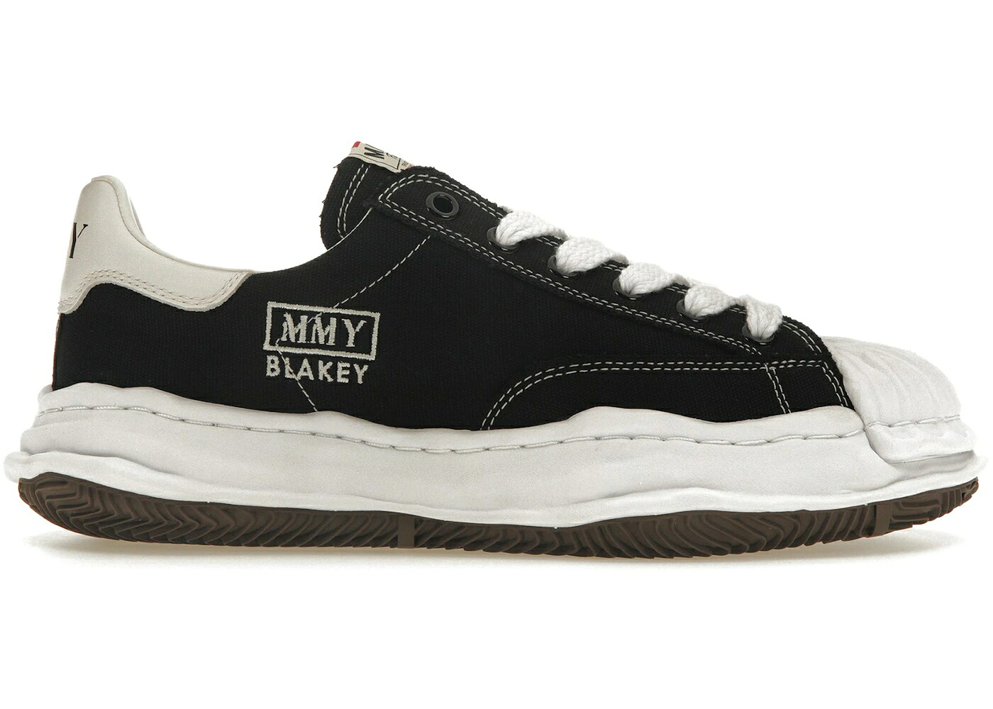 棲み家 ミハラヤスヒロ 黒いこと 黒いこと 白いこと 白いこと スニーカー メンズ MAISON MIHARA YASUHIRO MAISON MIHARA YASUHIRO BLAKEY OG SOLE CANVAS LOW BLACK WHITE / BLACK WHITE