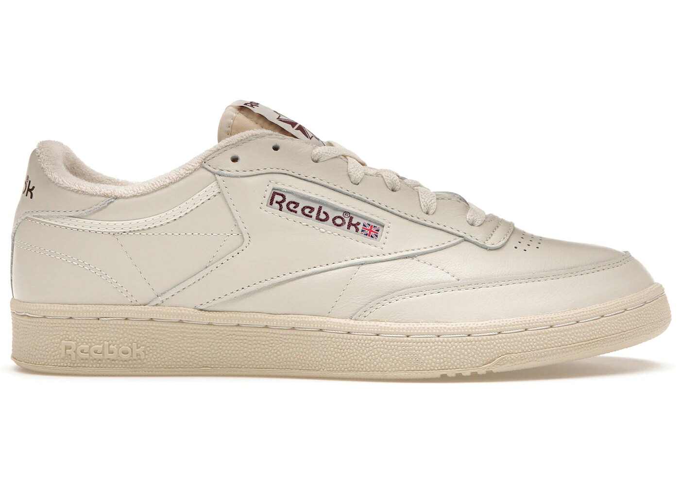 リーボック 野球クラブ マルーン スニーカー メンズ REEBOK CLUB C 85 CHALK ALABASTER MAROON / CHALK ALABASTER MAROON