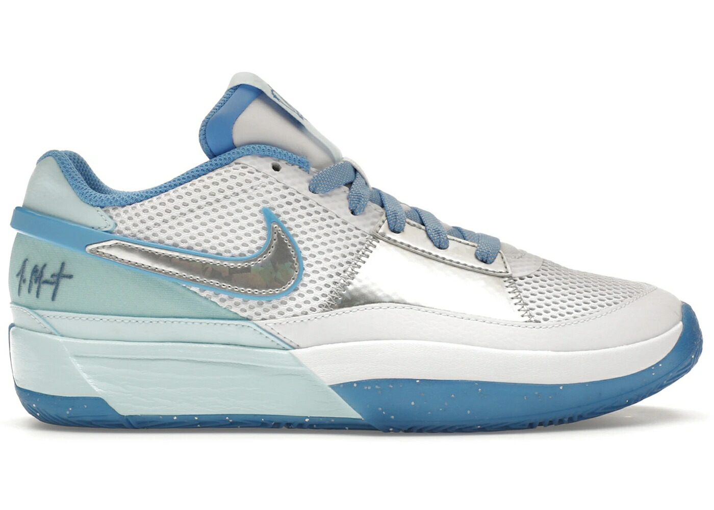 ナイキ 青色 ブルー 銀色 シルバー ジュニア キッズ NIKE JA 1 SE ALL-STAR (GS) / GLACIER BLUE METALLIC SILVER ベビー マタニティ スニーカー