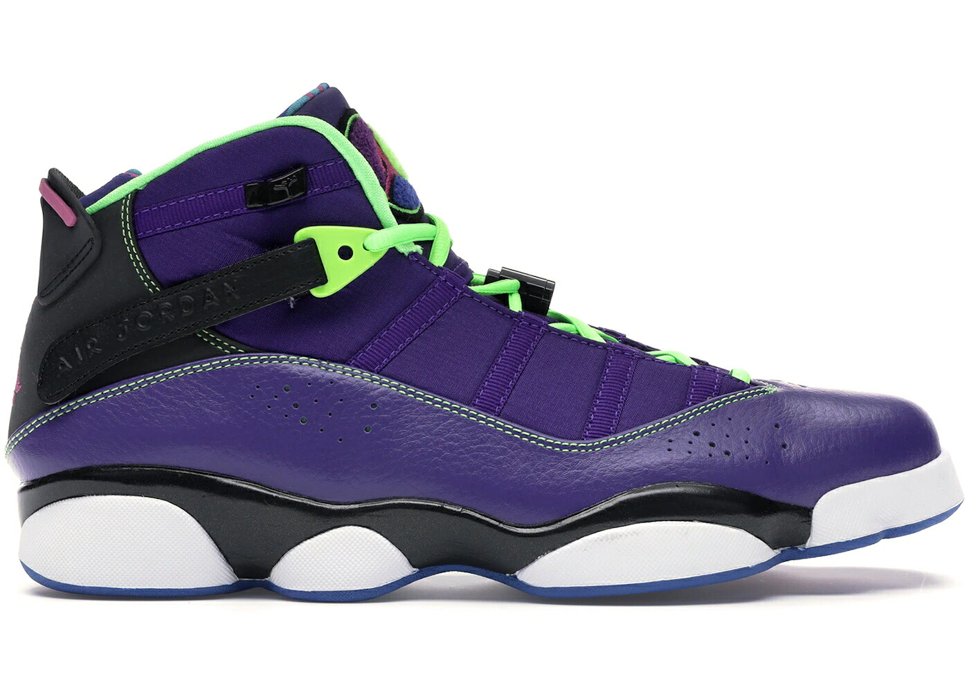 ナイキ ジョーダン リング コート 紫 パープル クラブ ピンク 黒色 ブラック スニーカー メンズ JORDAN 6 RINGS BEL AIR / COURT PURPLE CLUB PINK BLACK|スニケス