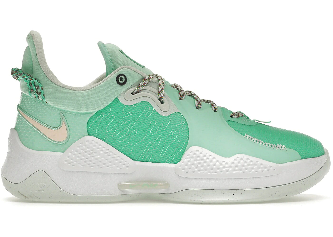 ナイキ 緑 グリーン 白色 ホワイト スニーカー メンズ NIKE PG 5 PLAY FOR THE FUTURE / GREEN WHITE TRANSLUCENT|スニケス