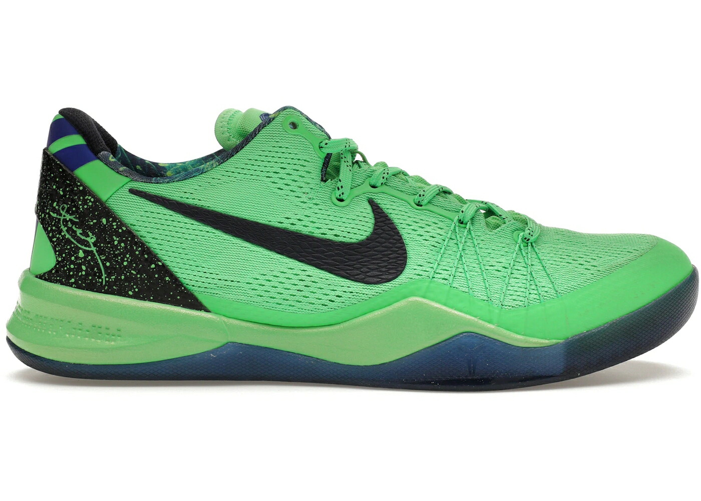ナイキ コービー エリート 緑 グリーン 青色 ブルー スニーカー メンズ NIKE KOBE 8 ELITE SUPEHERO / POISON GREEN BLACKENED BLUE