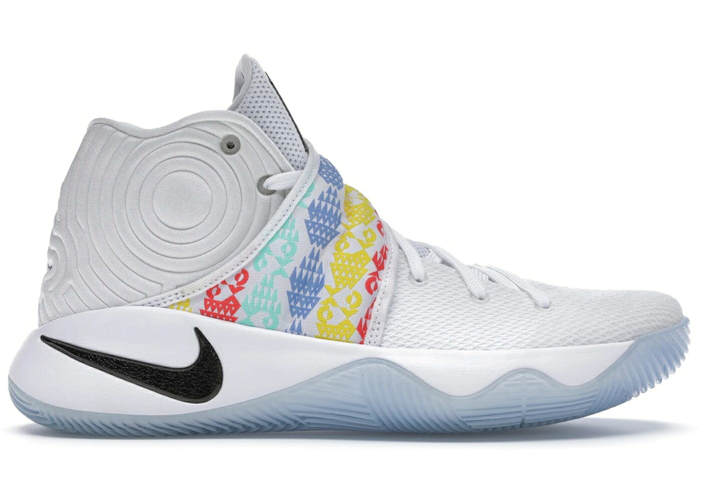 ナイキ カイリー アカデミー 白色 ホワイト 黒色 ブラック スニーカー メンズ NIKE KYRIE 2 THE ACADEMY / WHITE BLACK MULTI COLOR