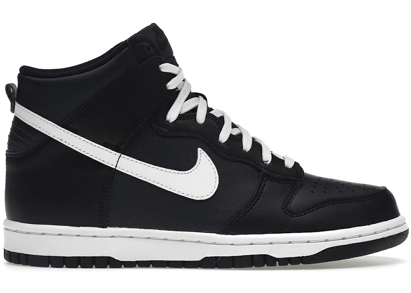 ナイキ ダンク ハイ 白色 ホワイト 黒色 ブラック ダンクハイ ジュニア キッズ NIKE DUNK HIGH ANTHRACITE WHITE (GS) / ANTHRACITE BLACK WHITE ベビー マタニティ スニーカー