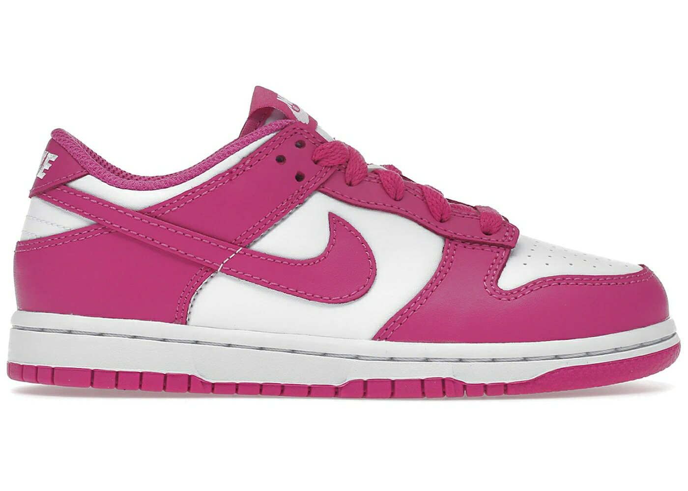 ナイキ ダンク 白色 ホワイト ダンクロー ジュニア キッズ NIKE DUNK LOW ACTIVE FUCHSIA (PS) / WHITE ACTIVE FUCHSIA ベビー マタニティ スニーカー