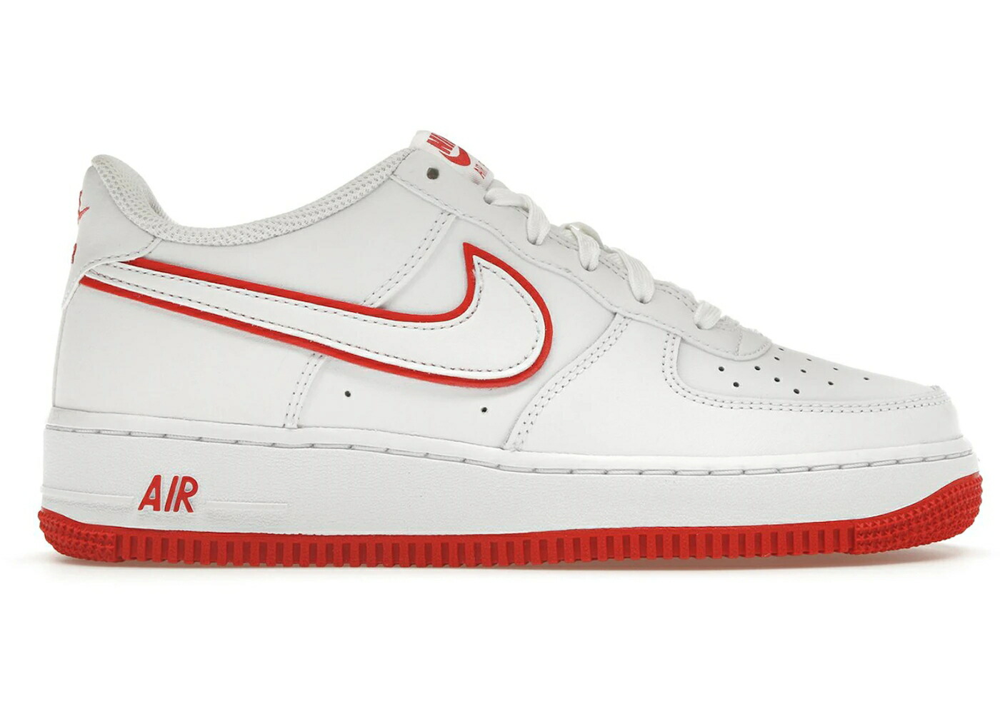 ナイキ 白いこと 白いこと 赤 赤いこと 空軍 お坊っちゃん キッズ NIKE AIR FORCE 1 LOW WHITE PICANTE RED (GS) / WHITE PICANTE RED WHITE もの言う花 マタニティ スニーカー