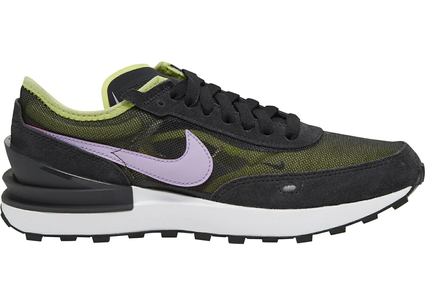 ナイキ ワッフル ジュニア キッズ NIKE WAFFLE ONE LIGHT LEMON TWIST LILAC (GS) / OFF NOIR LIGHT LEMON TWIST LILAC ベビー マタニティ スニーカー