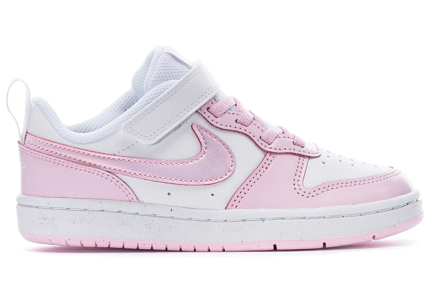 ナイキ 厚地の外套 白いこと 白いこと サクラ色 コートバーロウ お坊っちゃん キッズ NIKE COURT BOROUGH LOW 2 WHITE PINK FOAM (なおなお書き) / WHITE PINK FOAM もの言う花 マタニティ スニーカー